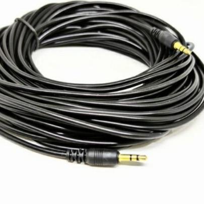 KABEL AUDIO JACK 3.5 PANJANG 10M GOLD PLATED / KABEL AUX 10 METER
