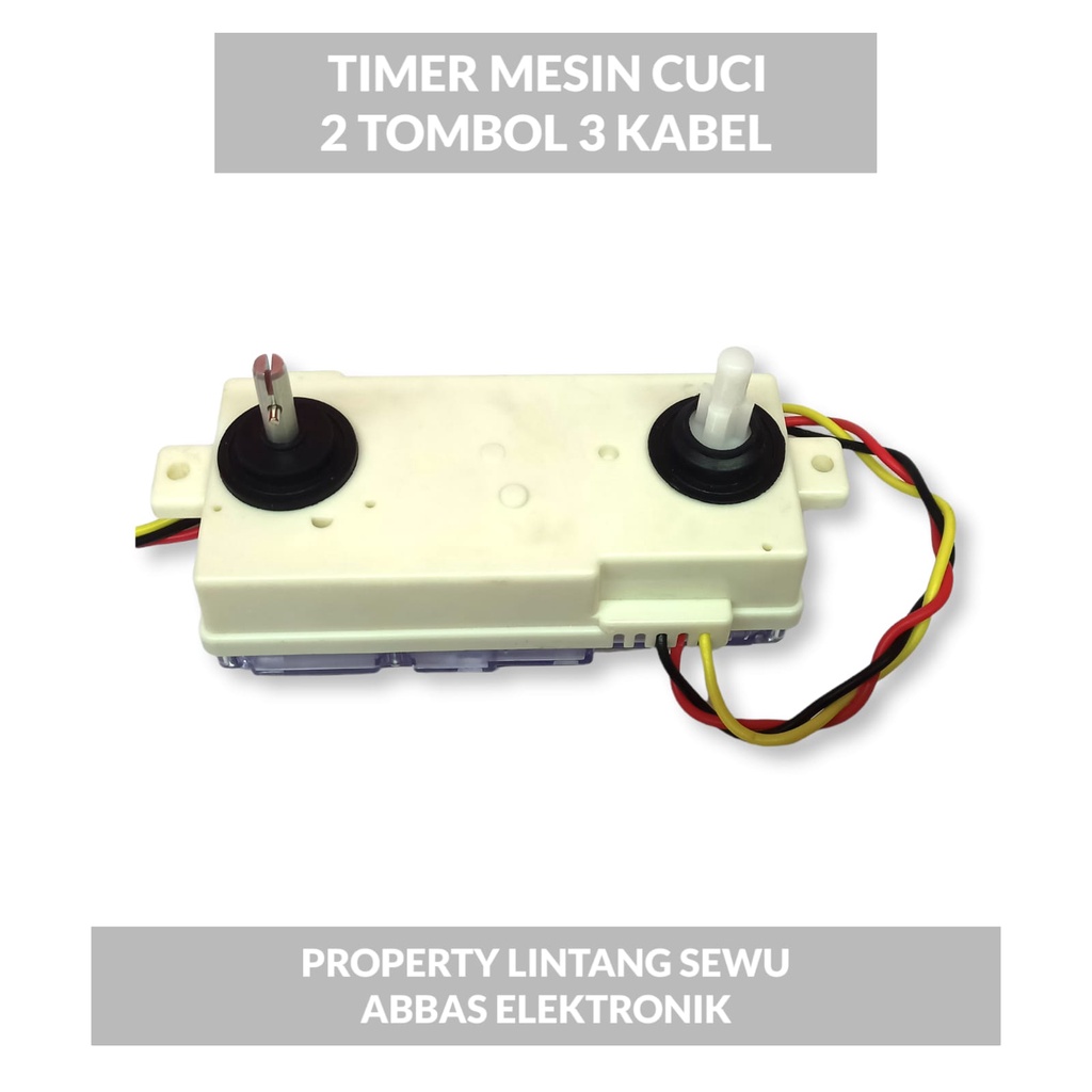 TIMER MESIN CUCI 2 TOMBOL 3 KABEL