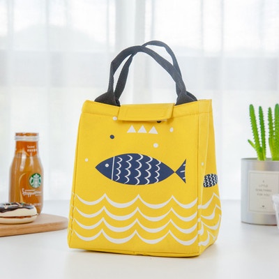 Tas Bekal Motif Karakter Fish Lunch Bag A-29