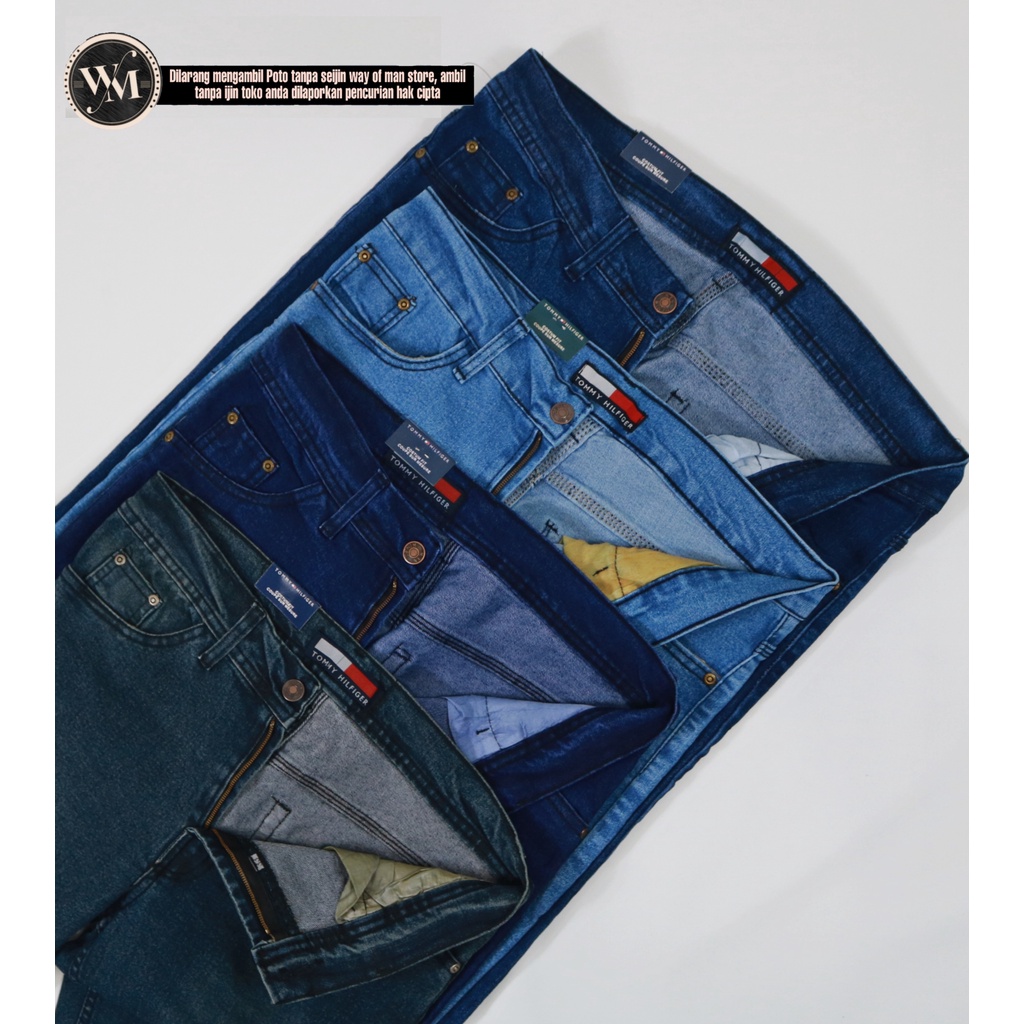 Celana jeans pria Abu Abu