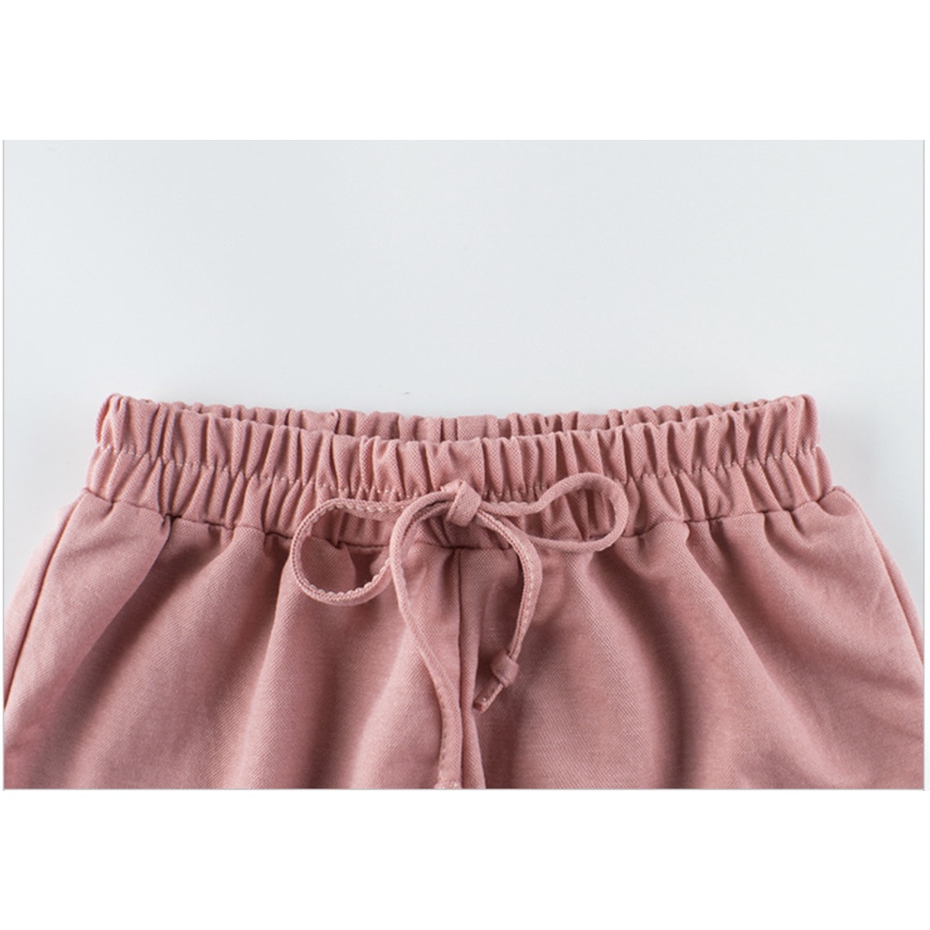 babyfit UNIQEL celana pendek katun anak perempuan karet empuk import GY-1101
