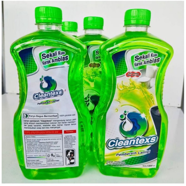 Jual Kemasan Baru Cleantex Pembersih Kerak Kamar Mandi Profesional Porselin Kemasan 1000 Ml 3869