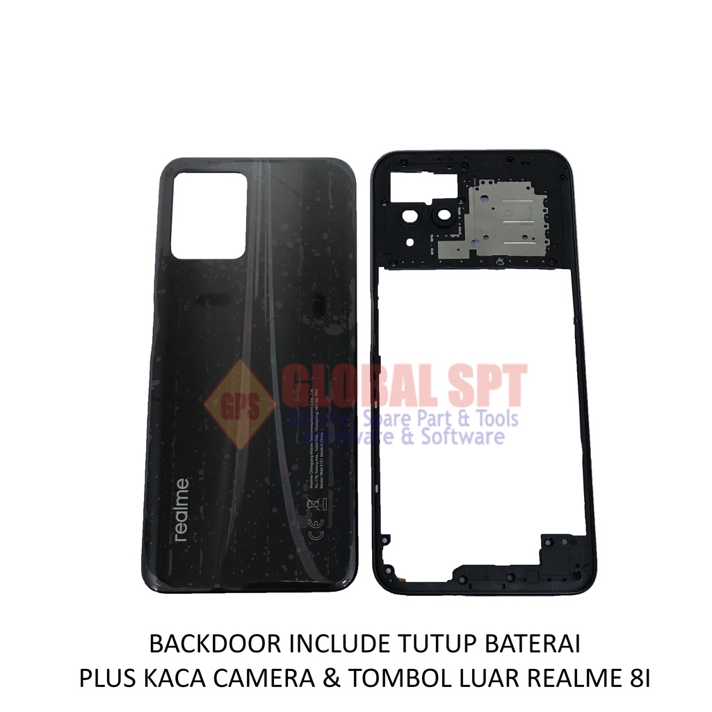 BACKDOOR REALME 8i INCLUDE TUTUP BATERAI / BACK COVER / TUTUP BELAKANG