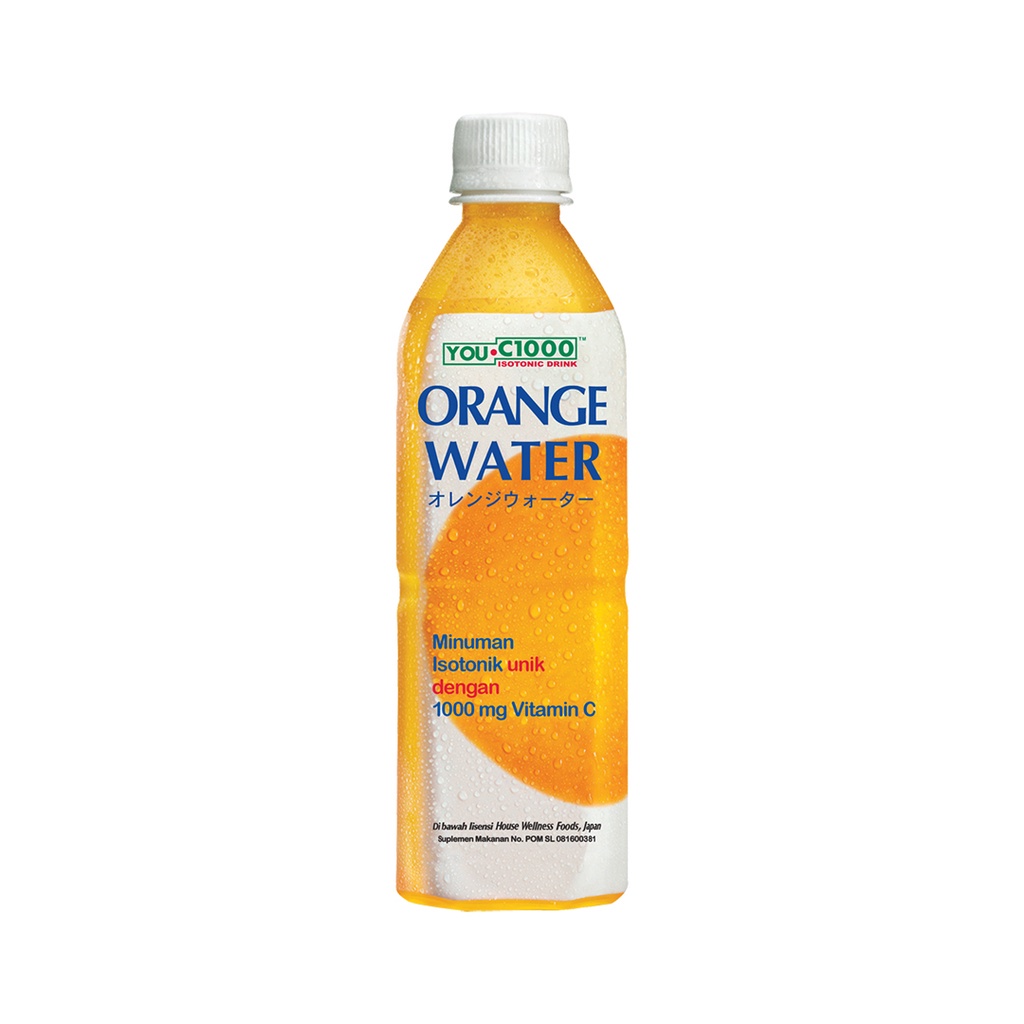 YOUC1000 Orange Water Netto :  500 ml