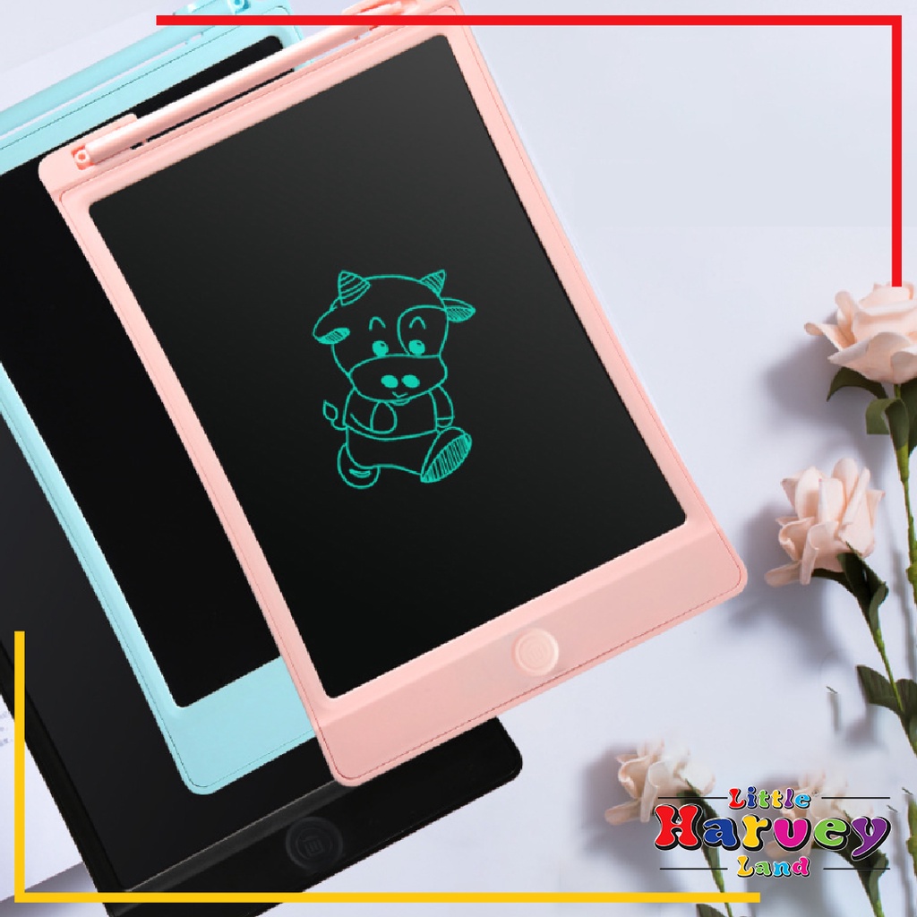 LCD TABLET EDUKASI ANAK / DRAWING WRITING TABLET Belajar Sekolah / Papan Tulis Digital