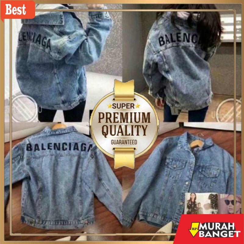 jaket hijaber Jaket Jeans BL Premium