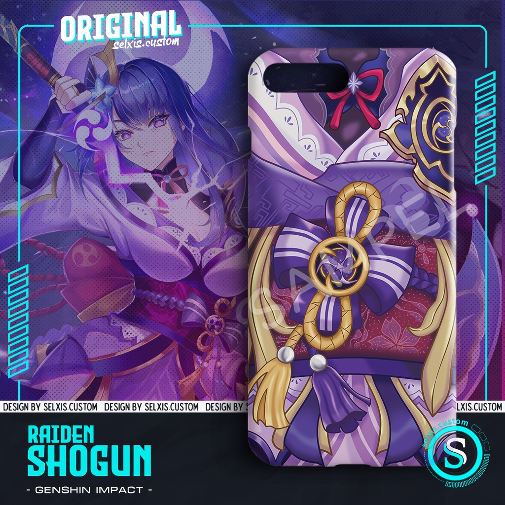 Phone Case Genshin Impact Raiden Shogun Baal