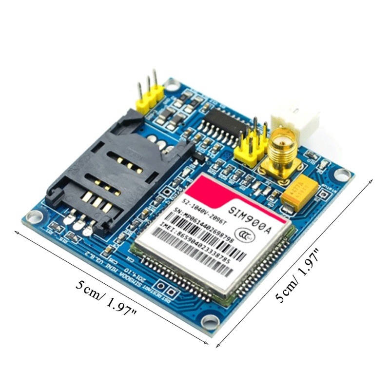 Btsg SIM900A Papan Pengembangan Quad-Band Module GPRS Mobile Station Daya Rendah