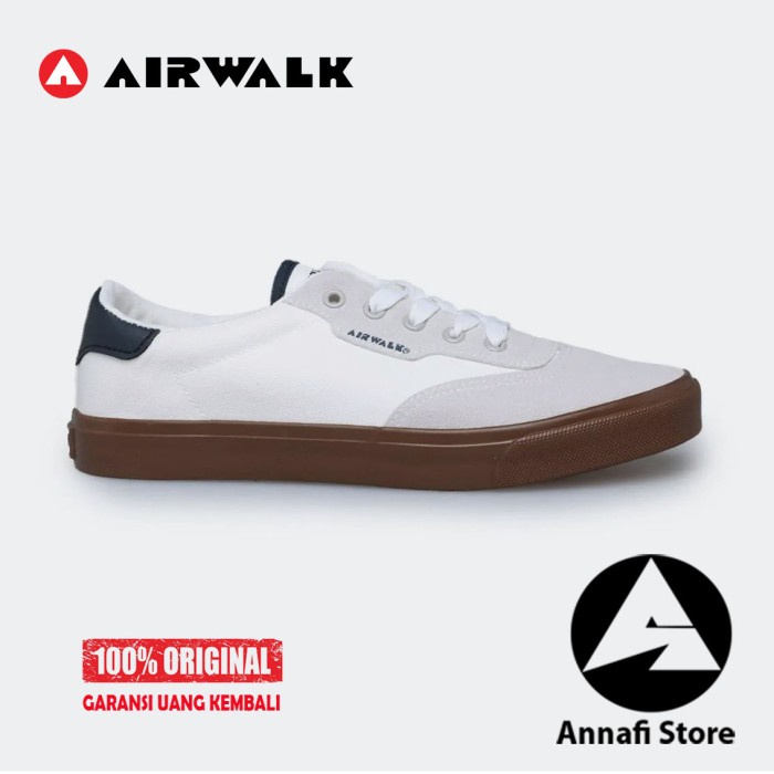 JUAL SEPATU SNEAKERS PRIA AIRWALK SHAWN AIW22CM0506W - WHITE