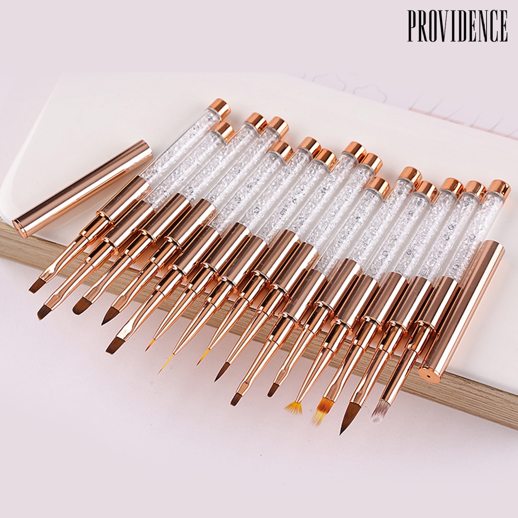 Providence Pen Polymerization Flexible Bulu Lembut Untuk Gambar Nail Art / Manicure