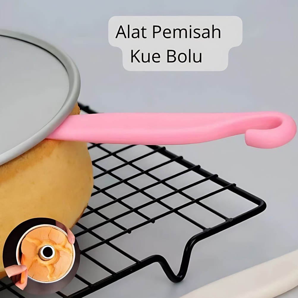 PISAU CHIFFON / Alat Pemisah Kue Bolu / Alat Pelepas Bolu Dari Loyang Kue / Pisau Chiffon Plastik / Pisau Plastik