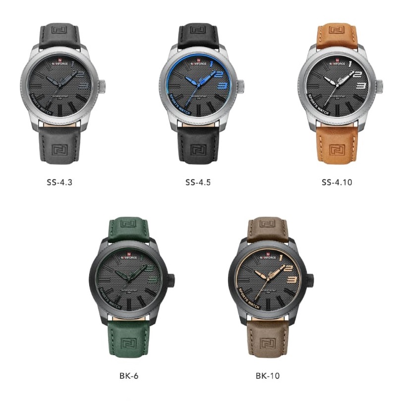 JAM TANGAN PRIA NAVIFORCE NF9202M NF 9202 NF-9202M ORIGINAL FREE BOX