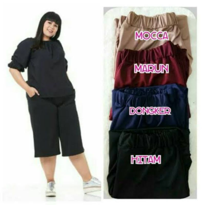 CELANA JUMBO WANITA 7/8 // CELANA SANTAI