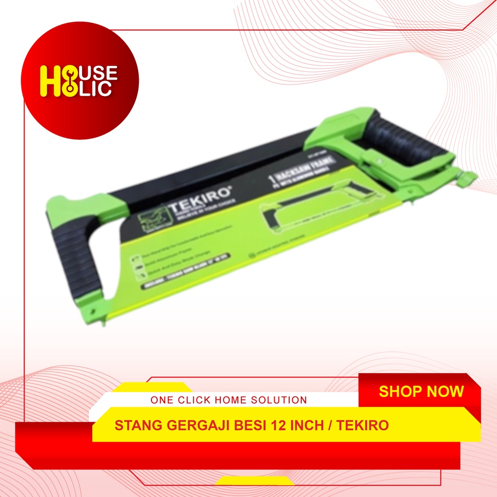TEKIRO Gagang Stang Gergaji Besi 12&quot; / Hacksaw Frame 12 Inch