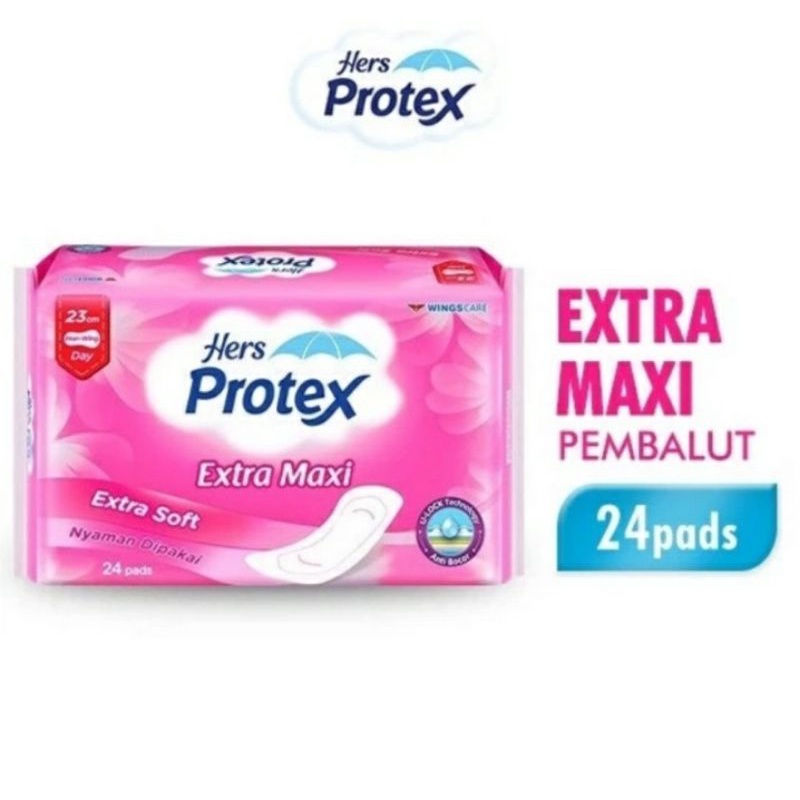 Hers Protex Extra Maxi isi 20 pcs Non Wing