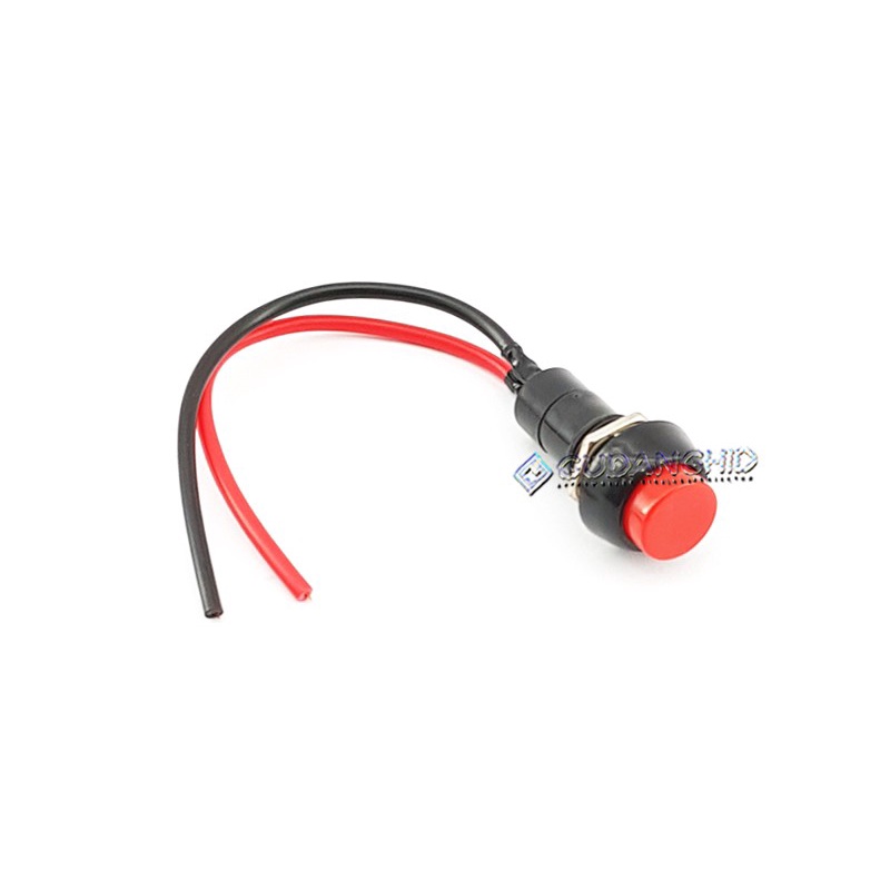 Saklar ON OFF Bulat Motor Universal Push Switch Tombol Push 10CM