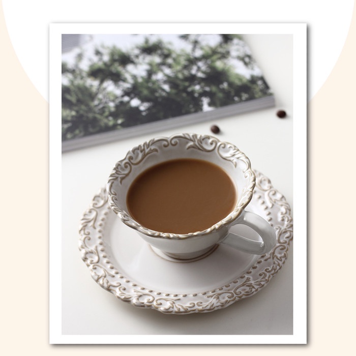 European style ceramic coffee cup set / set cangkir kopi / tea cup