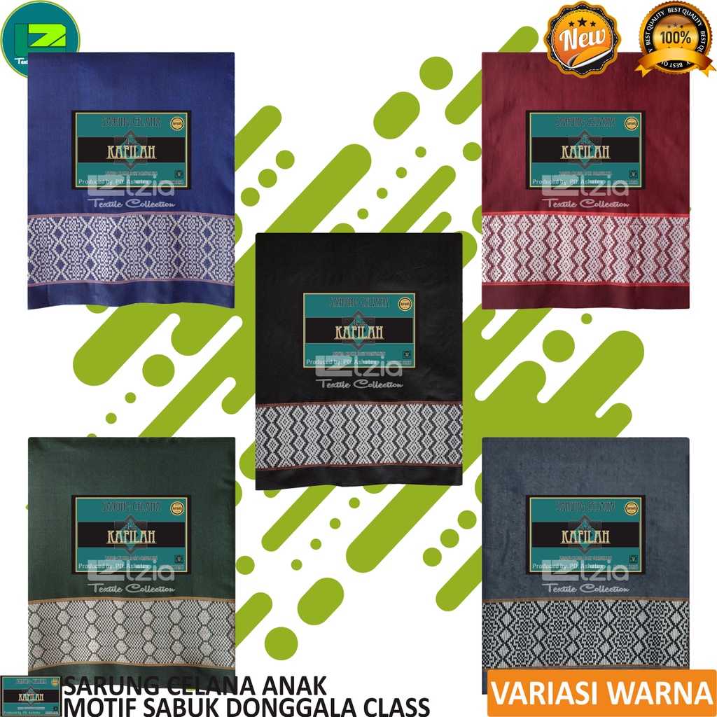SARUNG CELANA ANAK MOTIF SABUK DONGGALA CLASSIC KAFILAH  1-7 Thn
