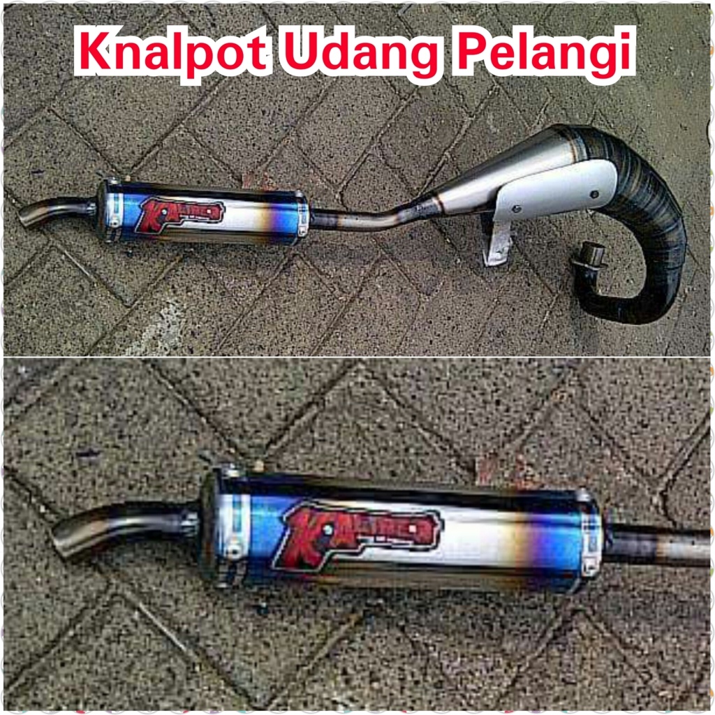KNALPOT RACING KALIBER UDANG PELANGI F1ZR