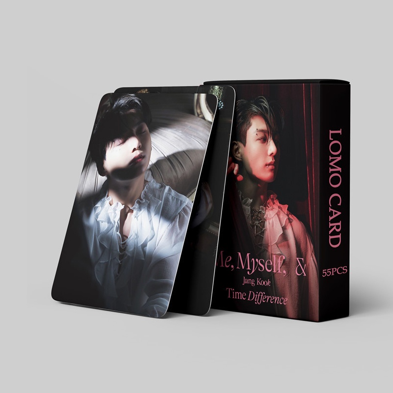 55pcs / box Kartu Foto Album LOMO BTS JUNGKOOK