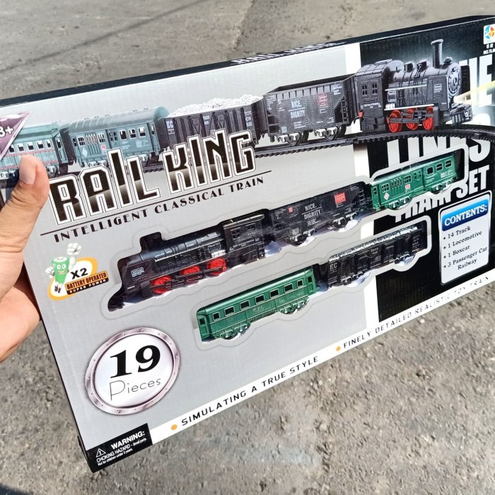 Kereta Track Mainan Kereta Api Raill King Besar