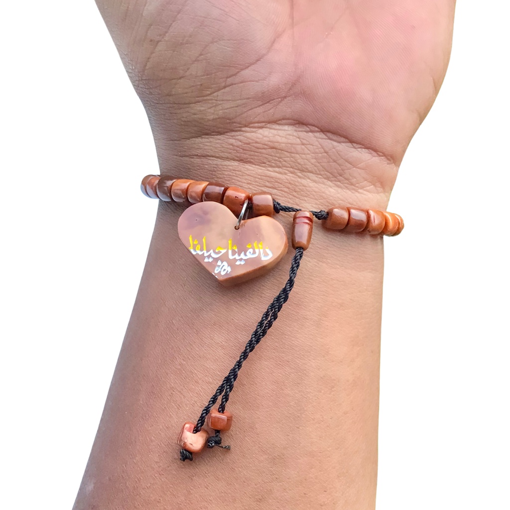 Gelang kaokah motif love bisa custom nama model marjan bisa buat hadiah kado dan souvenir pernikahan