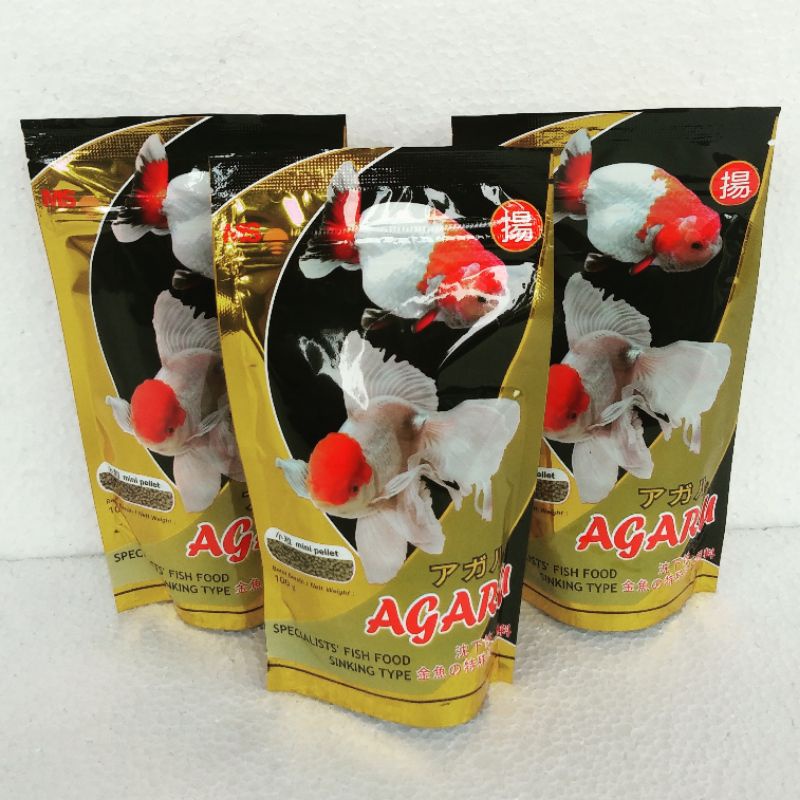 PAKAN ikan hias 100g aquarium AGARU 100 GRAM fish food floating prlet apung akuarium