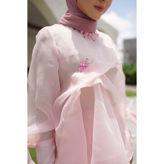 blouse organza silk