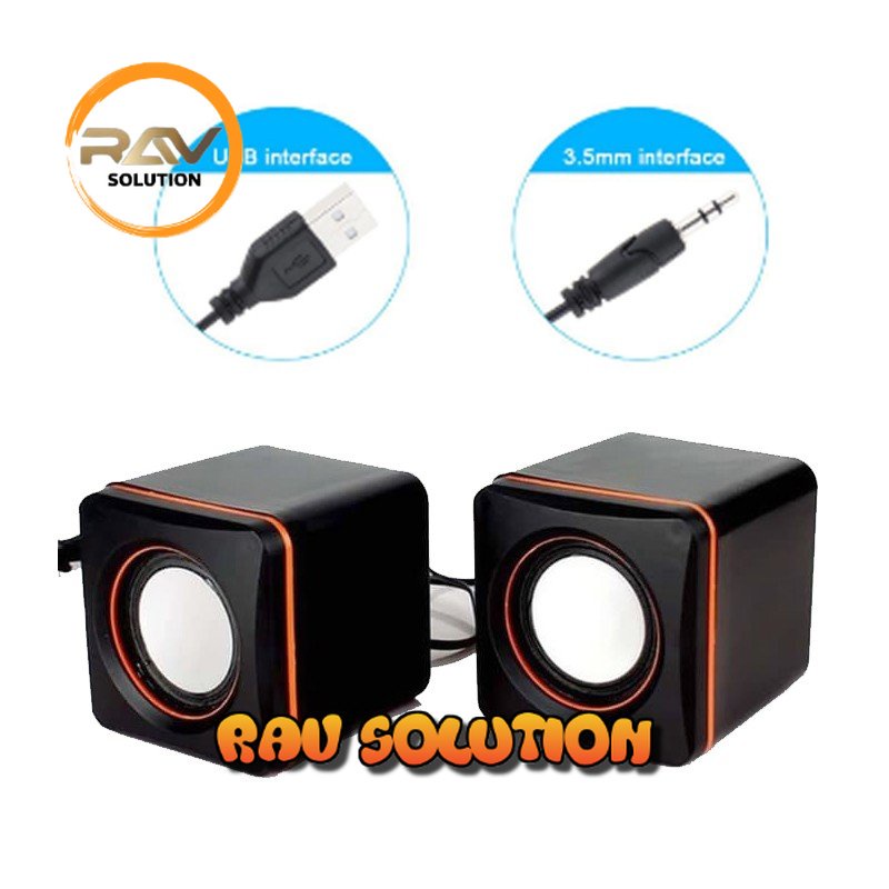 Speaker Komputer pc laptop murah super bass  usb 2.0 Multimedia 101z/ Speaker PC laptop/Speaker Suara besar Qualitas Bagus.  - RAV SOLUTION