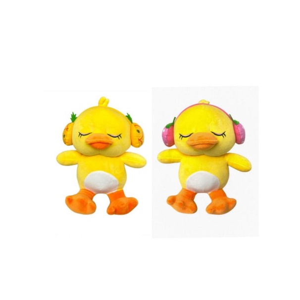 MINISO Boneka Bebek Musik Lucu - Fruit Earphone Duck