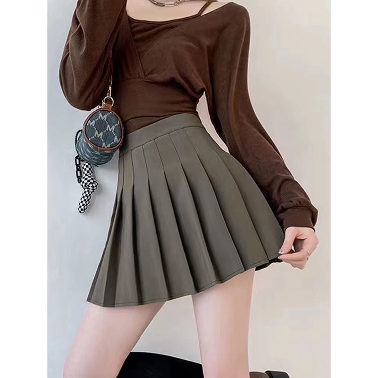 Basic Mini  Pleated Uniform Skirt 2688 (S-XXL)