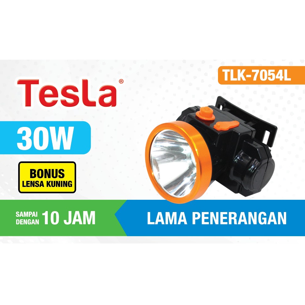 Senter Kepala Tesla 30W TLK-7054L