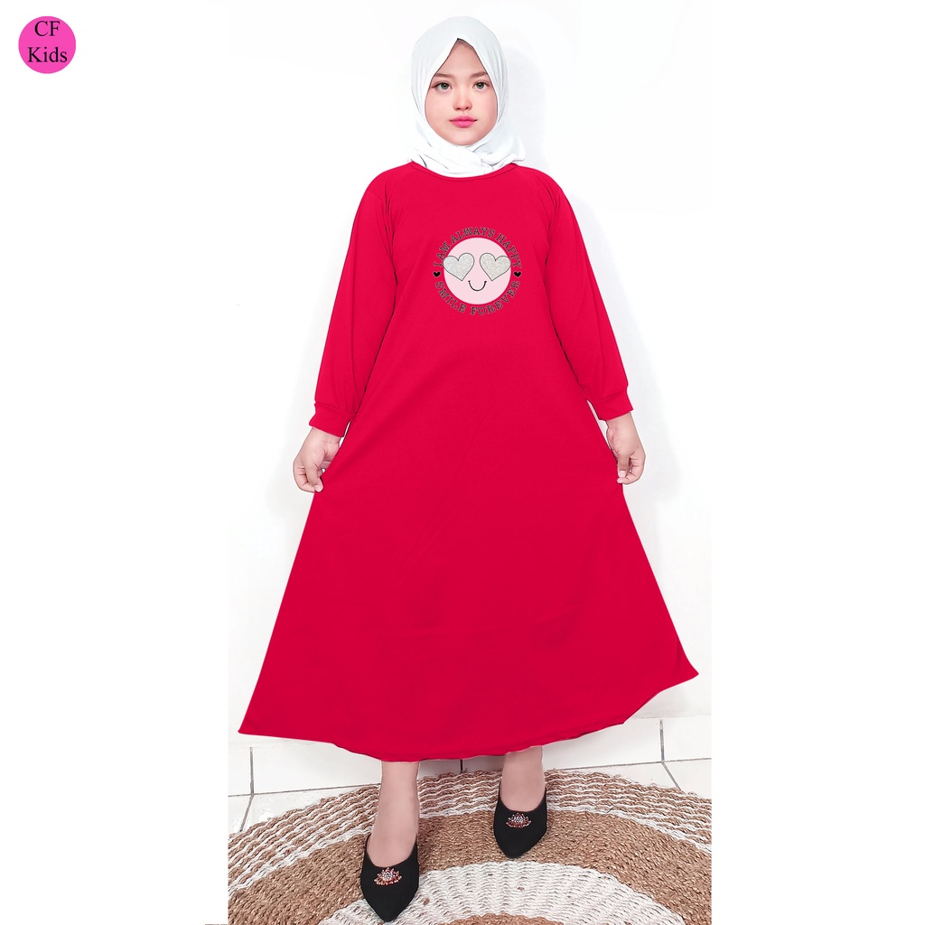 Gamis Anak Perempuan DTF Always Happy CKids