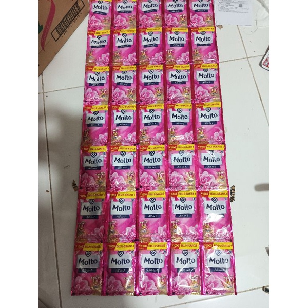 MOLTO RENCENG ALL IN VARIAN KEMASAN 1000 18ML isi 30 sachet
