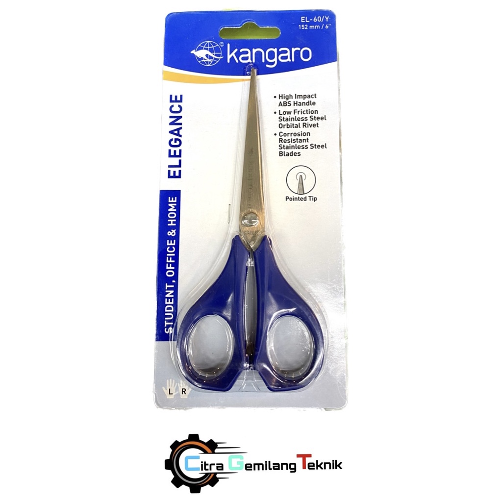 

gunting kertas kain serbaguna/ gunting stainless steel/ Kangaro
