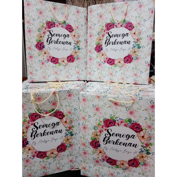 

EXTRA LARGE PAPERBAG XL Bridesmaid Paperbag Hantaran Pernikahan