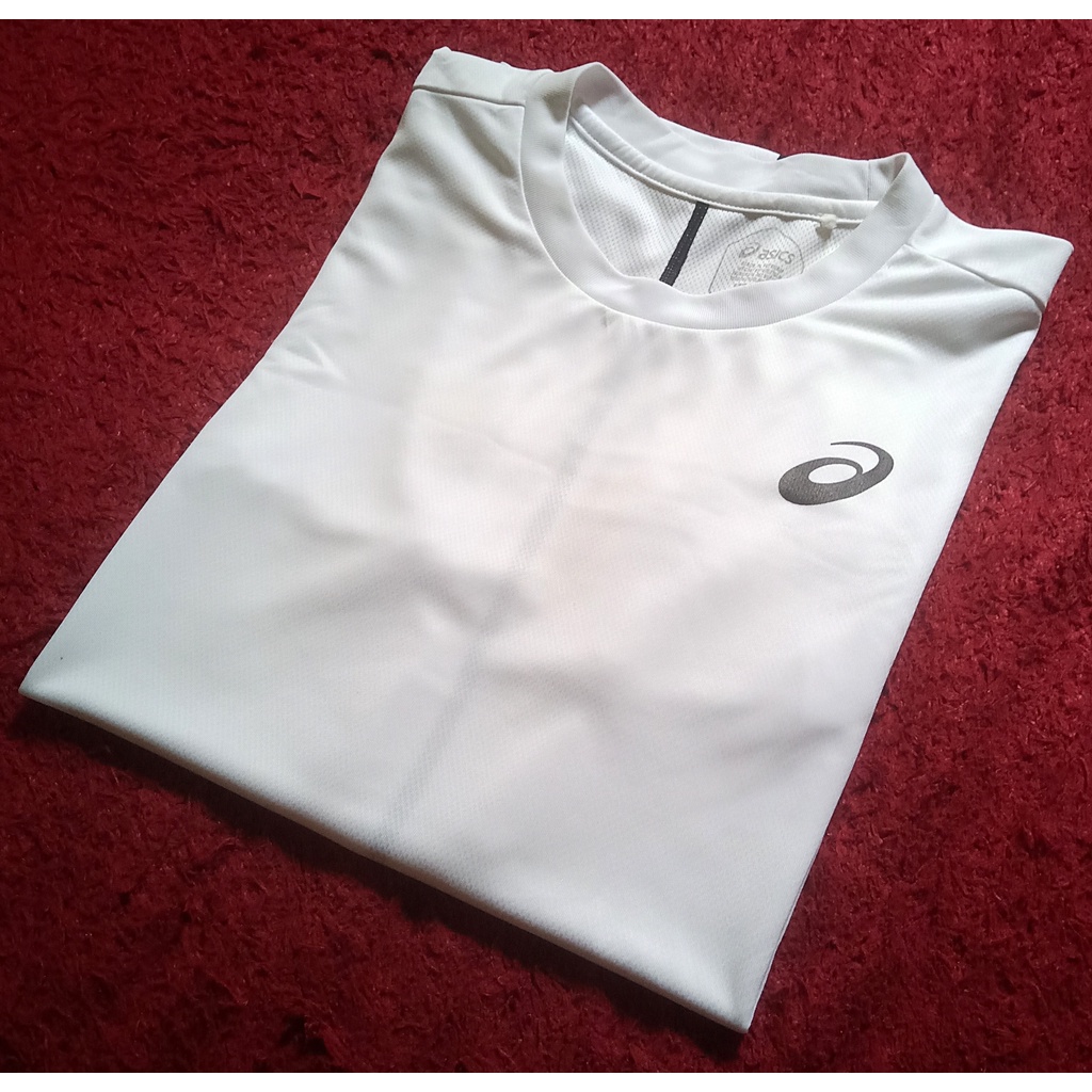 Baju Tshirt Jersey Asics Bekas / Preloved / Second Size XL
