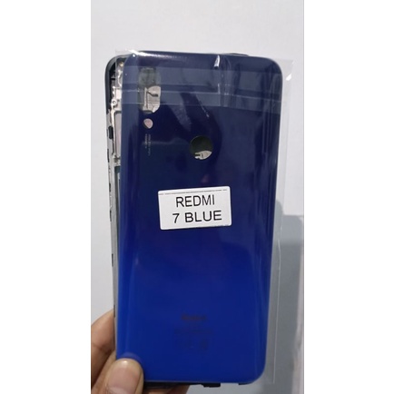 CASING KESING FULLSET BEZZEL BAZEL PLUS FRAME BACKDOOR XIAOMI REDMI 7 ORIGINAL