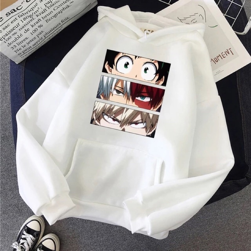 Sweater Hoodie Anak Laki-Laki Perempuan BOKU NOO HERO ACADEMIA | Jaket Anak Bahan Lembut (SABLON DTF)