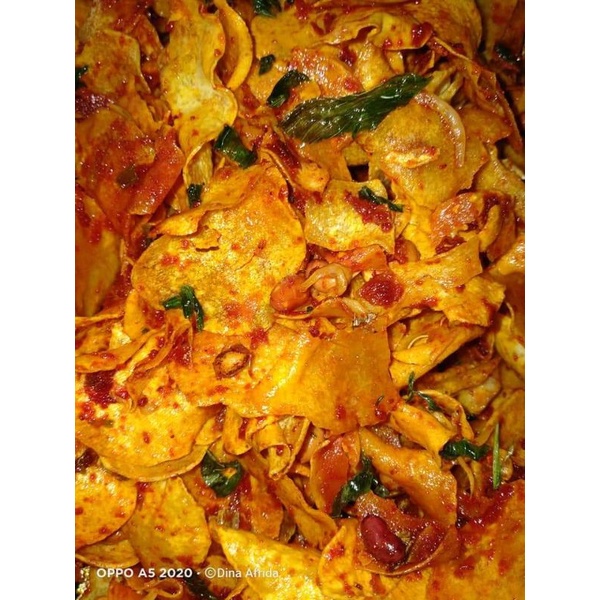 

Kripik kentang sambalado teri sibolga 500gr