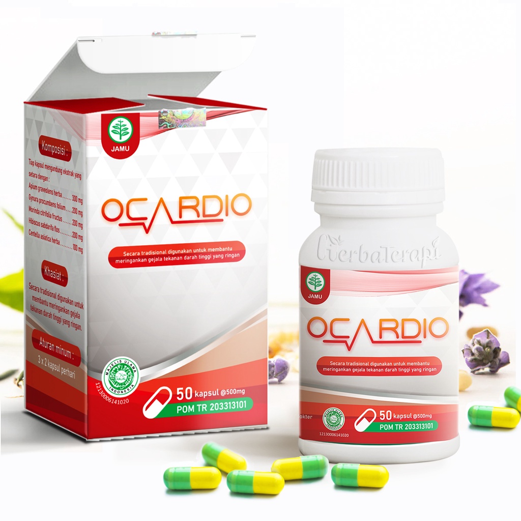 [ COD ] Ocardio asli original obat jantung koroner hipertensi darah tinggi ampuh herbal