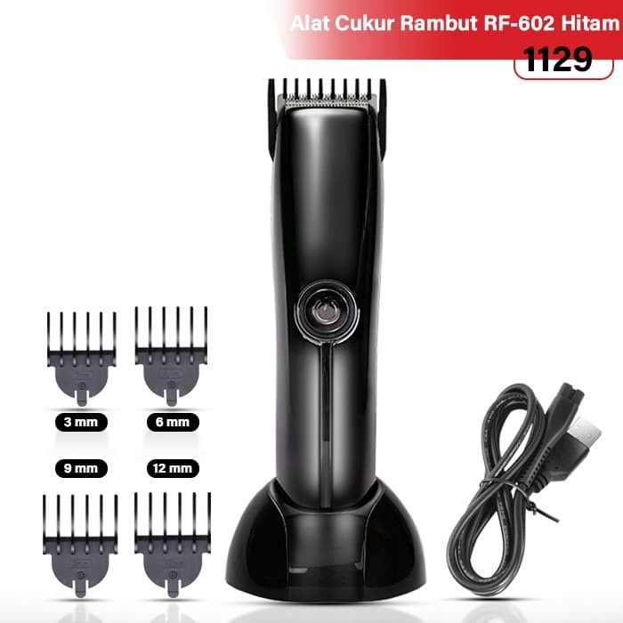 GM Bear Alat Cukur Rambut Profesional 1129-Professional Hair Clipper Black