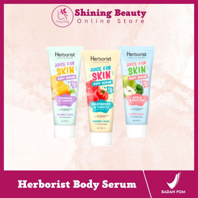 Jual Herborist Body Serum Juice For Skin 180ml Body Lotion Pencerah