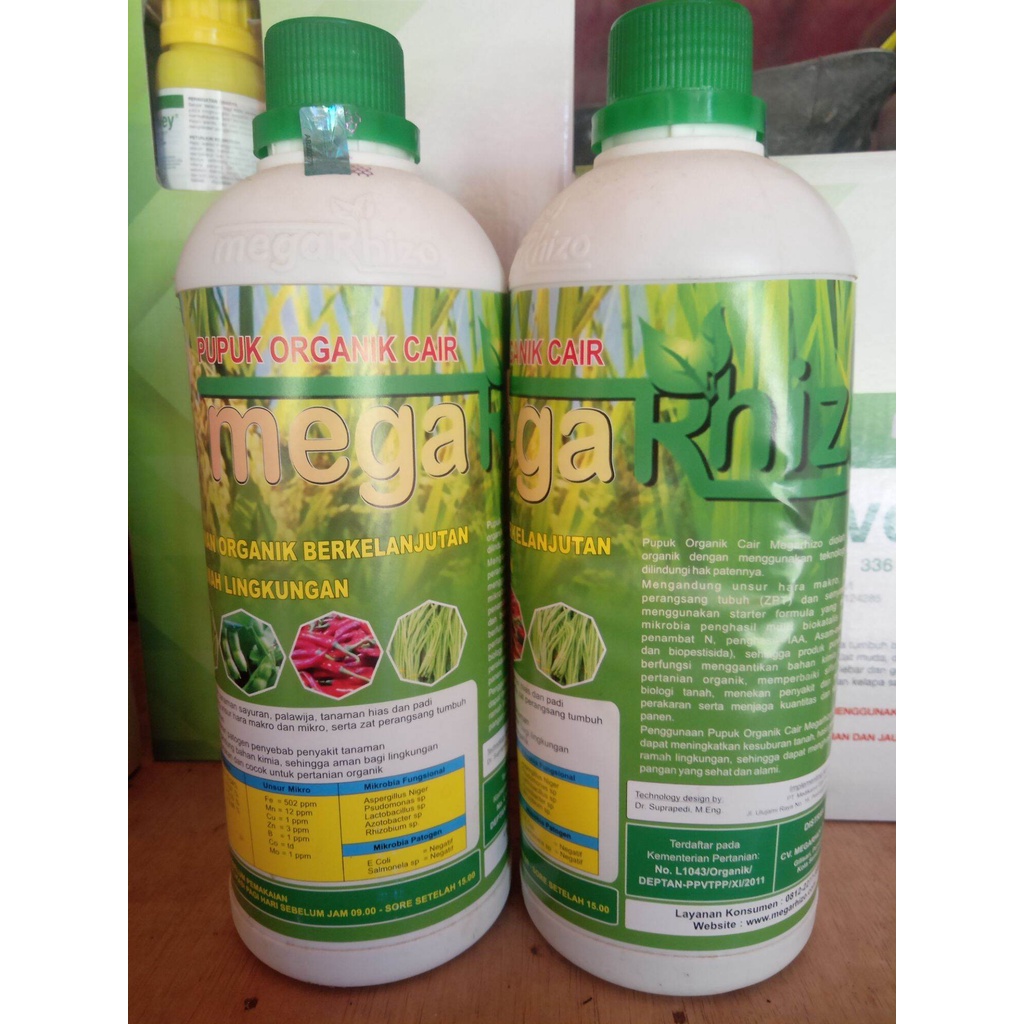 Pupuk Megarhizo Cair POC Pupuk Organik Cair 1L / Pupuk Tanaman