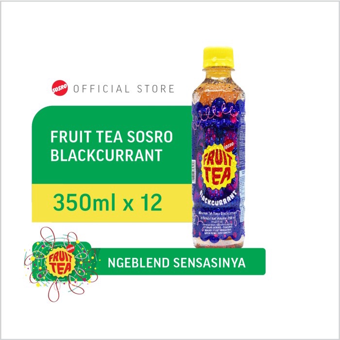 

TERLARIS Fruit Tea Sosro Blackcurrant pet 350 ml /KOPI RUBE/KOPI SLB/KOPI KAPAL API/KOPI RUBE