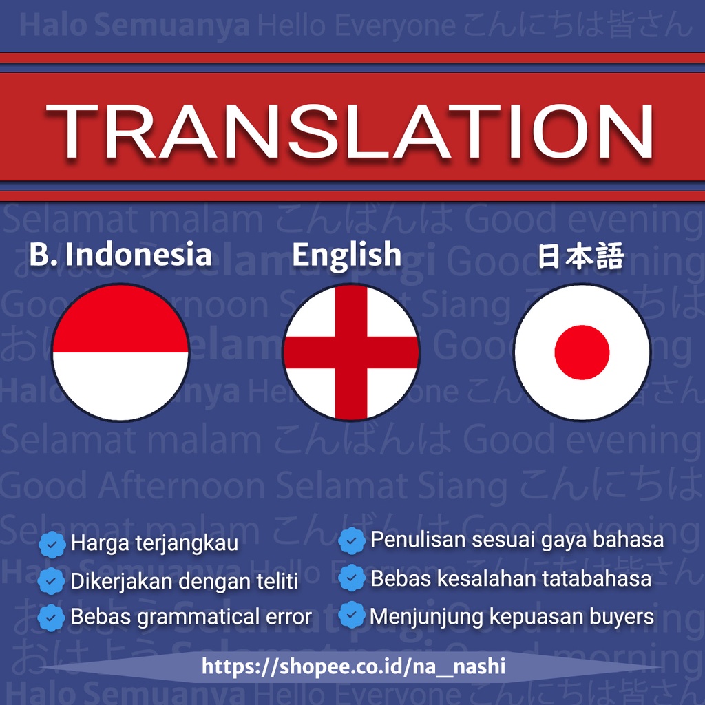 Jasa Penerjemah Bahasa Inggris, Jepang dan Indonesia Terjangkau dan Murah
