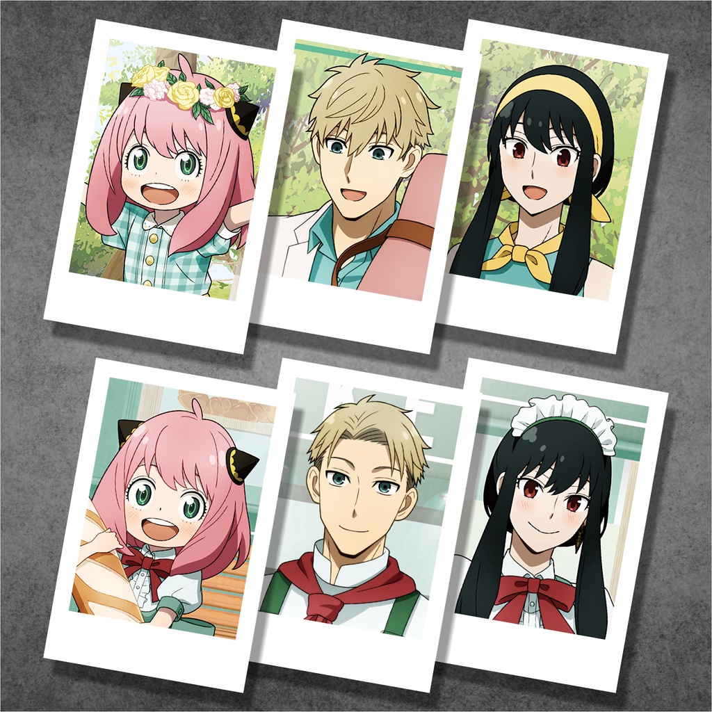 Koleksi Polaroid Anime Spy X Family A - Anya Loid Yor - Poster