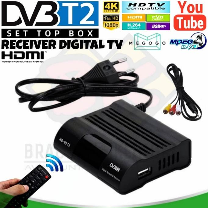 STB Digital / Set top box receiver digital Tv Dvbt2 Receiver Stb digital tv DVB-T2 Non COD
