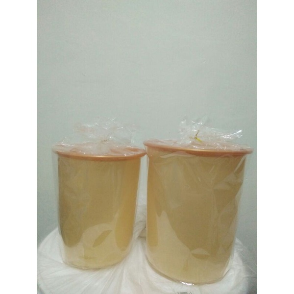 Jual Tupperware murah toples Mosaic Canister Gold bisa ecer Shopee Indonesia