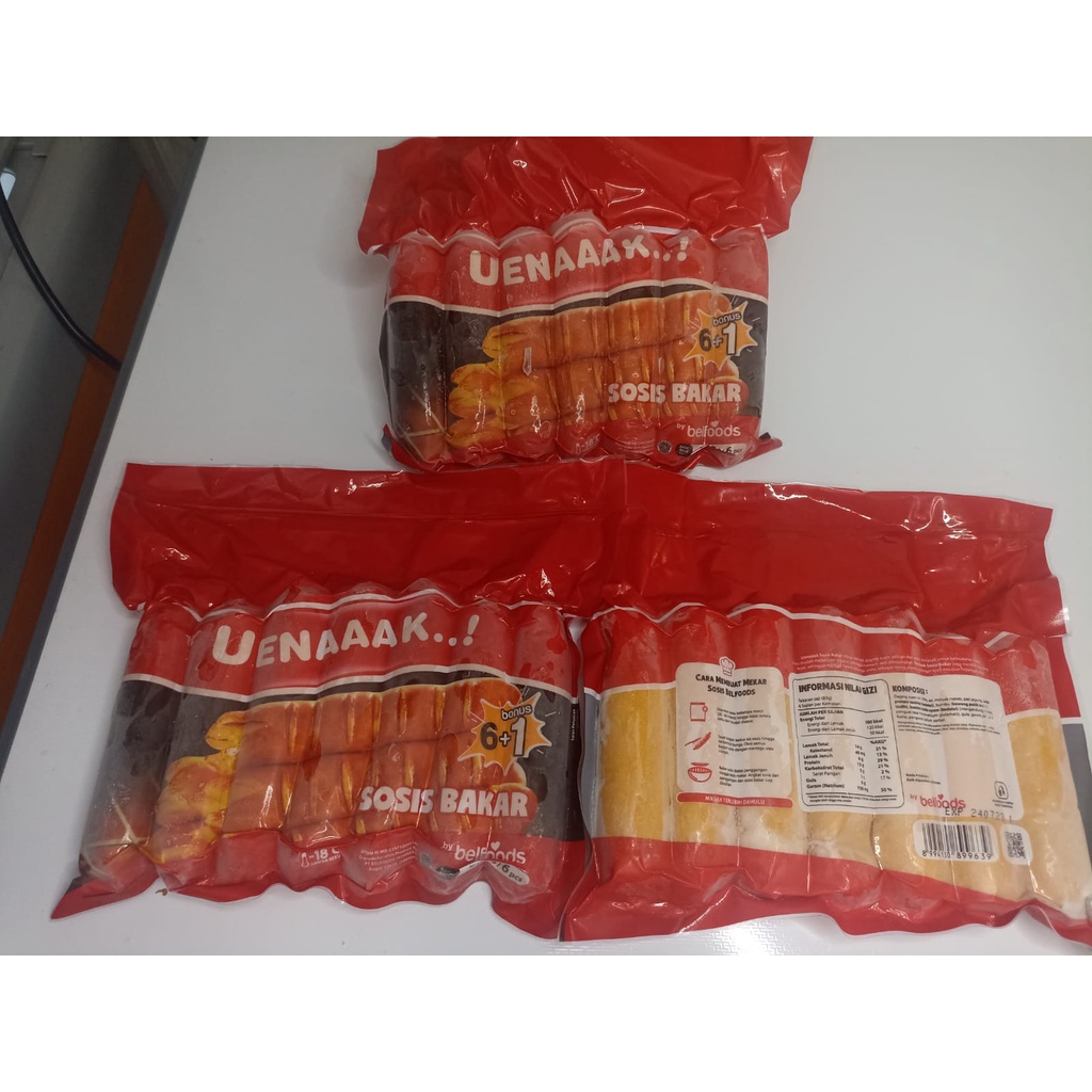 Jual Sosis Bakar Belfoods Uenaaak 500 Gram Shopee Indonesia